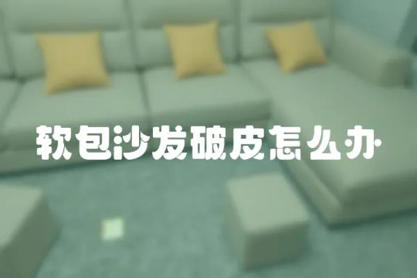 軟包沙發破皮怎么辦