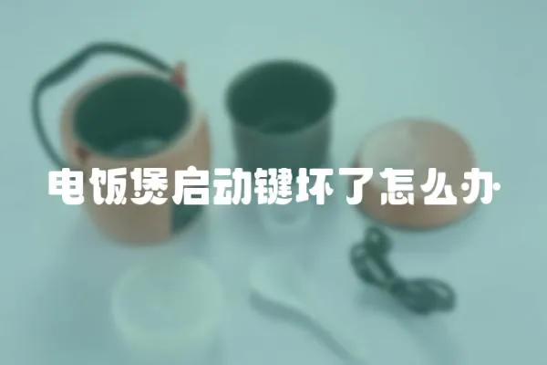 電飯煲啟動(dòng)鍵壞了怎么辦