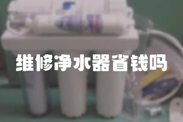 維修凈水器省錢嗎