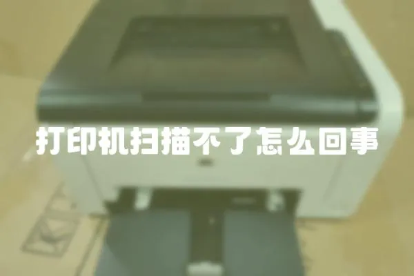 打印機掃描不了怎么回事