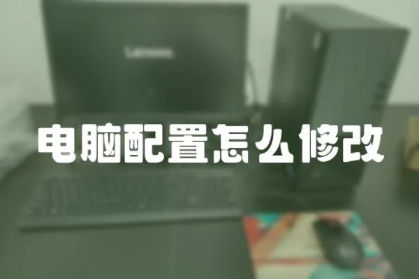 電腦配置怎么修改