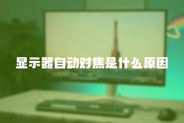 顯示器自動對焦是什么原因