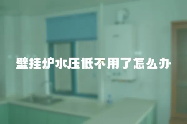 壁掛爐水壓低不用了怎么辦
