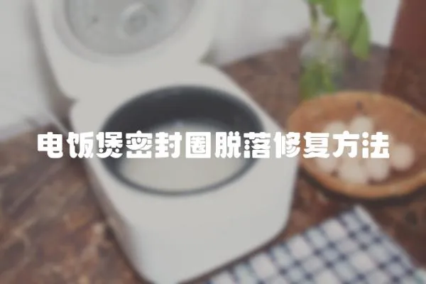 電飯煲密封圈脫落修復(fù)方法