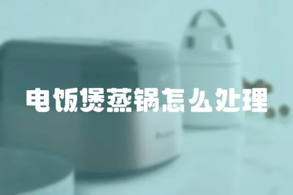 電飯煲蒸鍋怎么處理