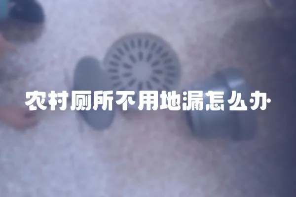 農(nóng)村廁所不用地漏怎么辦