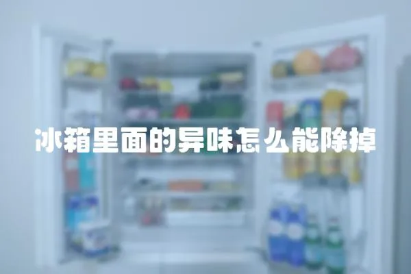 冰箱里面的異味怎么能除掉
