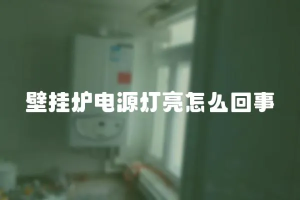 壁掛爐電源燈亮怎么回事