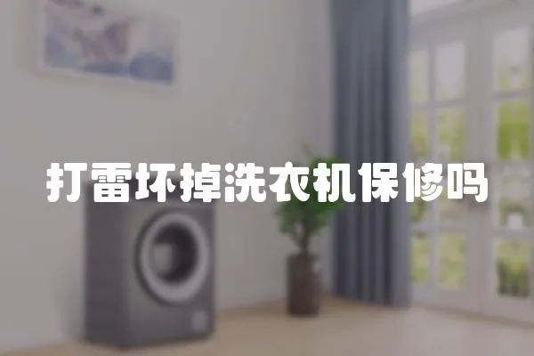 打雷壞掉洗衣機保修嗎