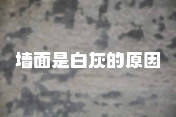 墻面是白灰的原因