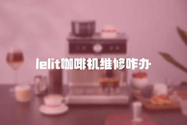 lelit咖啡机维修咋办