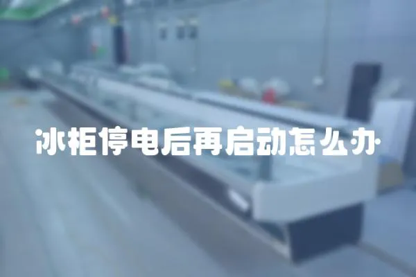 冰柜停電后再啟動怎么辦