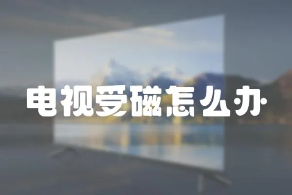 電視受磁怎么辦