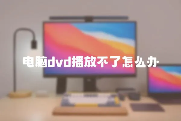 電腦dvd播放不了怎么辦