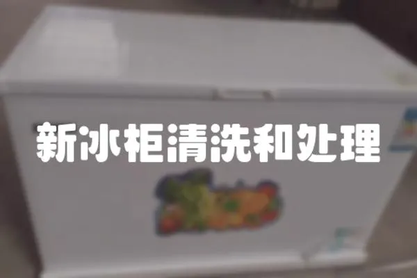 新冰柜清洗和處理