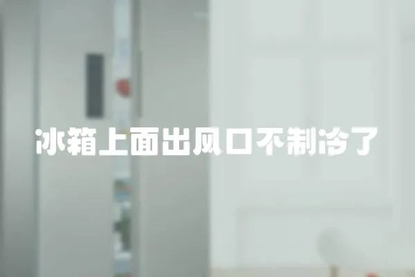 冰箱上面出風口不制冷了