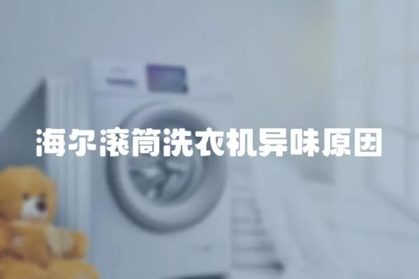 海爾滾筒洗衣機異味原因