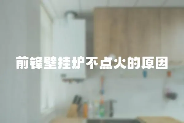 前鋒壁掛爐不點(diǎn)火的原因