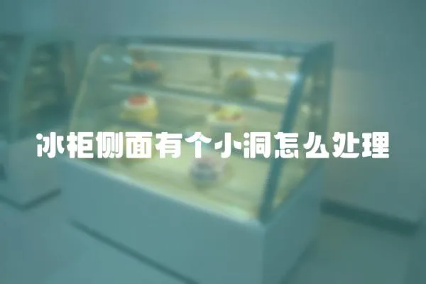 冰柜側面有個小洞怎么處理