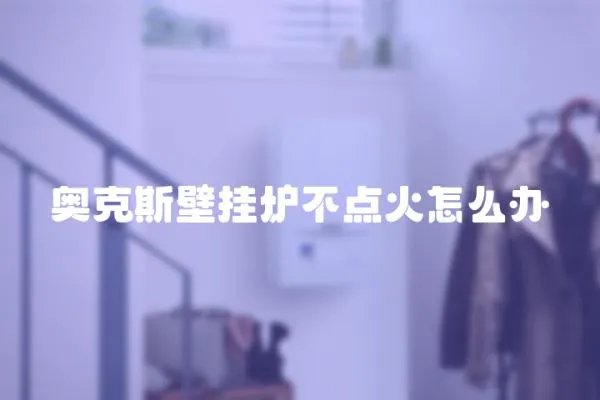 奧克斯壁掛爐不點(diǎn)火怎么辦