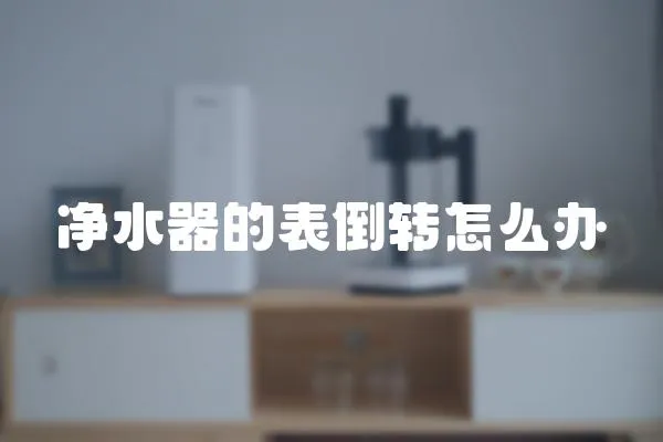 凈水器的表倒轉怎么辦