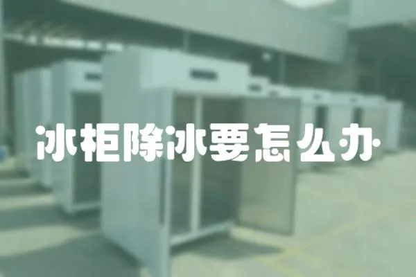 冰柜除冰要怎么辦