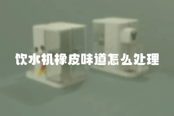 飲水機橡皮味道怎么處理