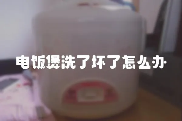 電飯煲洗了壞了怎么辦