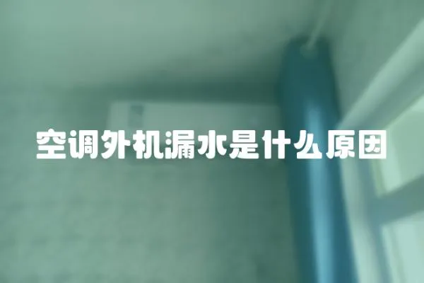 空調(diào)外機(jī)漏水是什么原因