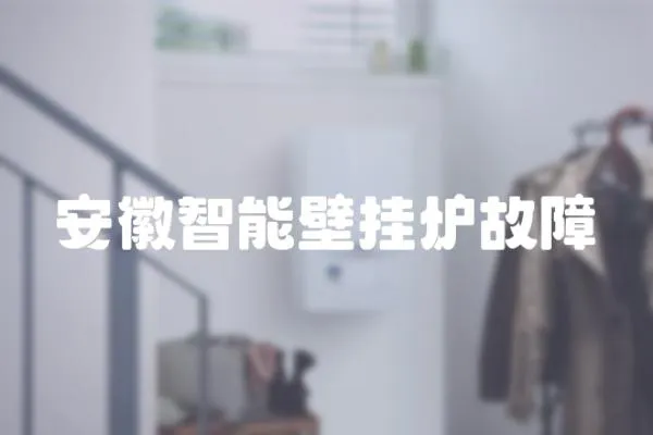 安徽智能壁掛爐故障
