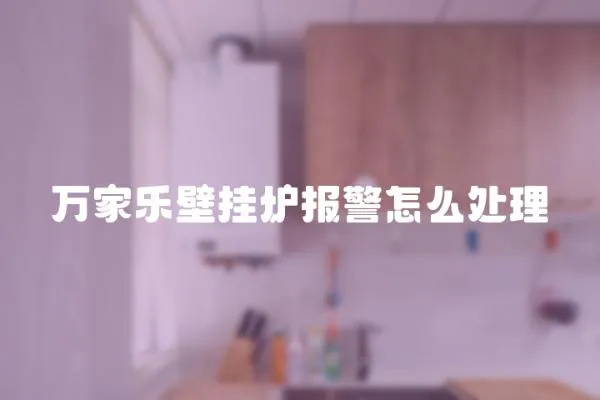 萬(wàn)家樂壁掛爐報(bào)警怎么處理