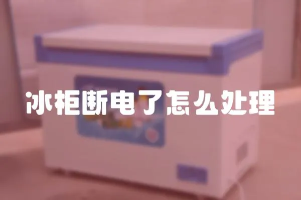 冰柜斷電了怎么處理