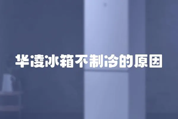 華凌冰箱不制冷的原因