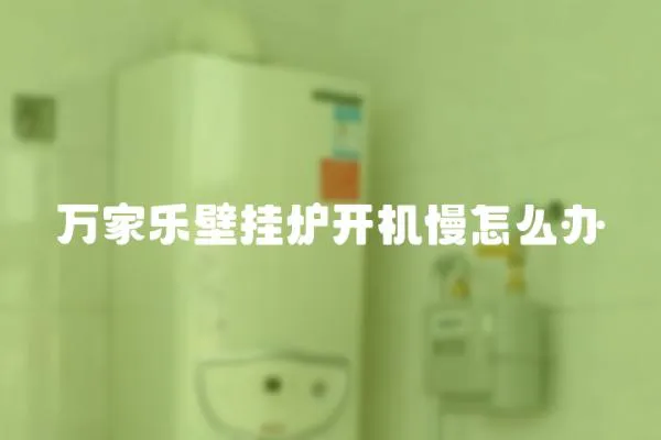 萬家樂壁掛爐開機慢怎么辦
