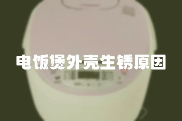 電飯煲外殼生銹原因