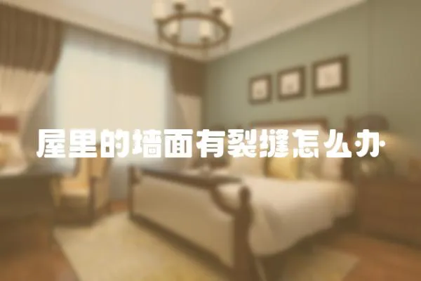 屋里的墻面有裂縫怎么辦