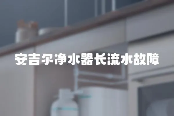 安吉爾凈水器長流水故障