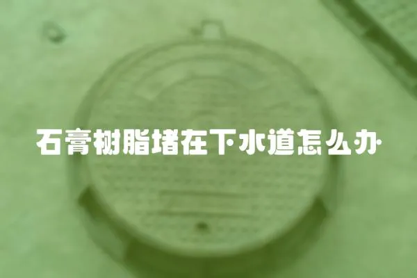 石膏樹脂堵在下水道怎么辦