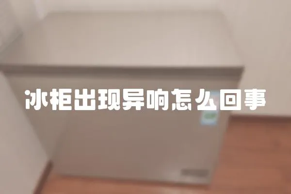 冰柜出現異響怎么回事
