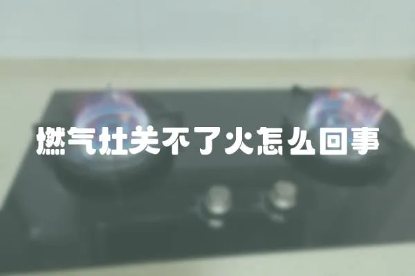 燃?xì)庠铌P(guān)不了火怎么回事