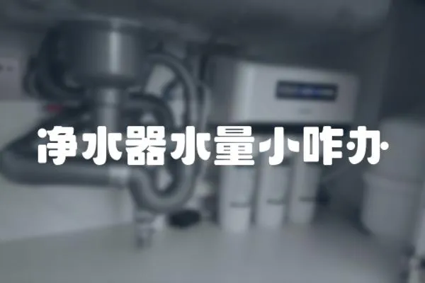 凈水器水量小咋辦