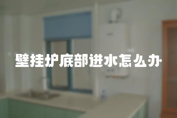 壁掛爐底部進水怎么辦