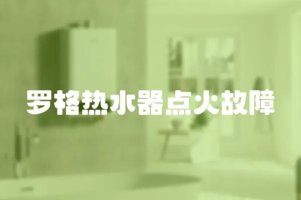 羅格熱水器點火故障