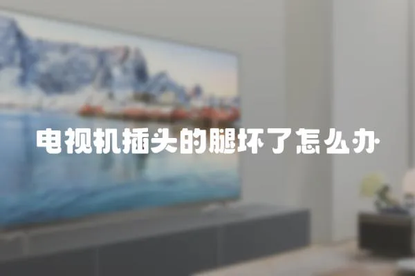 電視機(jī)插頭的腿壞了怎么辦