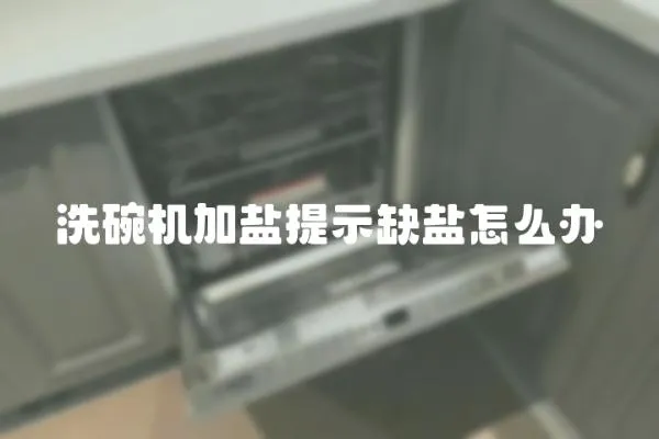 洗碗機加鹽提示缺鹽怎么辦