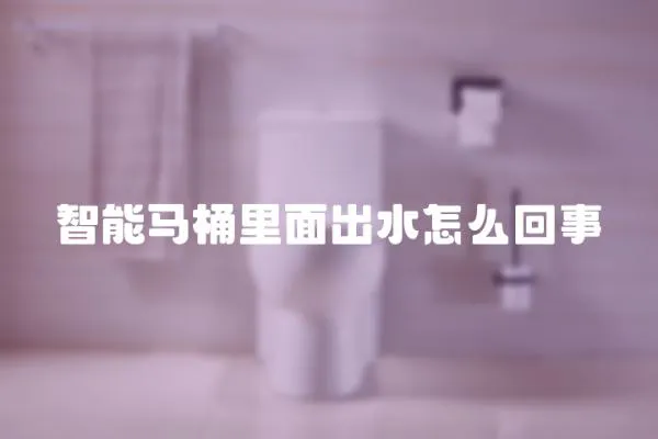 智能馬桶里面出水怎么回事