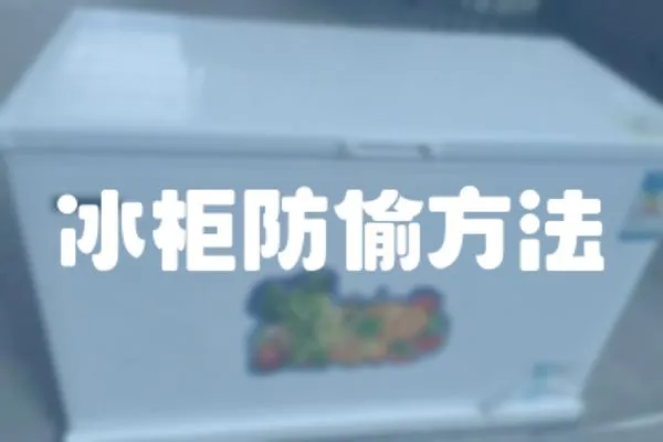 冰柜防偷方法