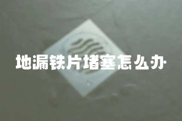 地漏鐵片堵塞怎么辦
