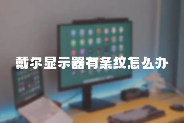 戴爾顯示器有條紋怎么辦