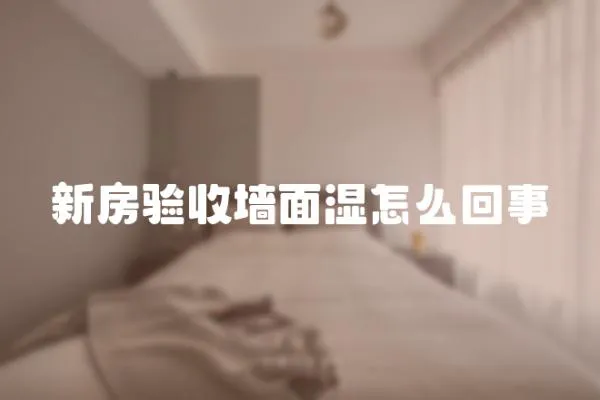 新房驗(yàn)收墻面濕怎么回事